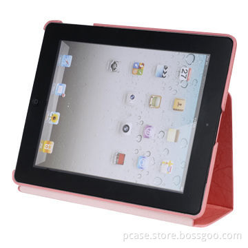 Kickstand PU Leather Case for iPad Air, with Sleep and Wake Up Function